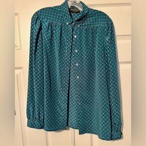 Womens Haberdashery collection by personal Geometric Print blouse size 12